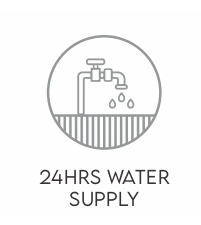 24 Hrs water supply